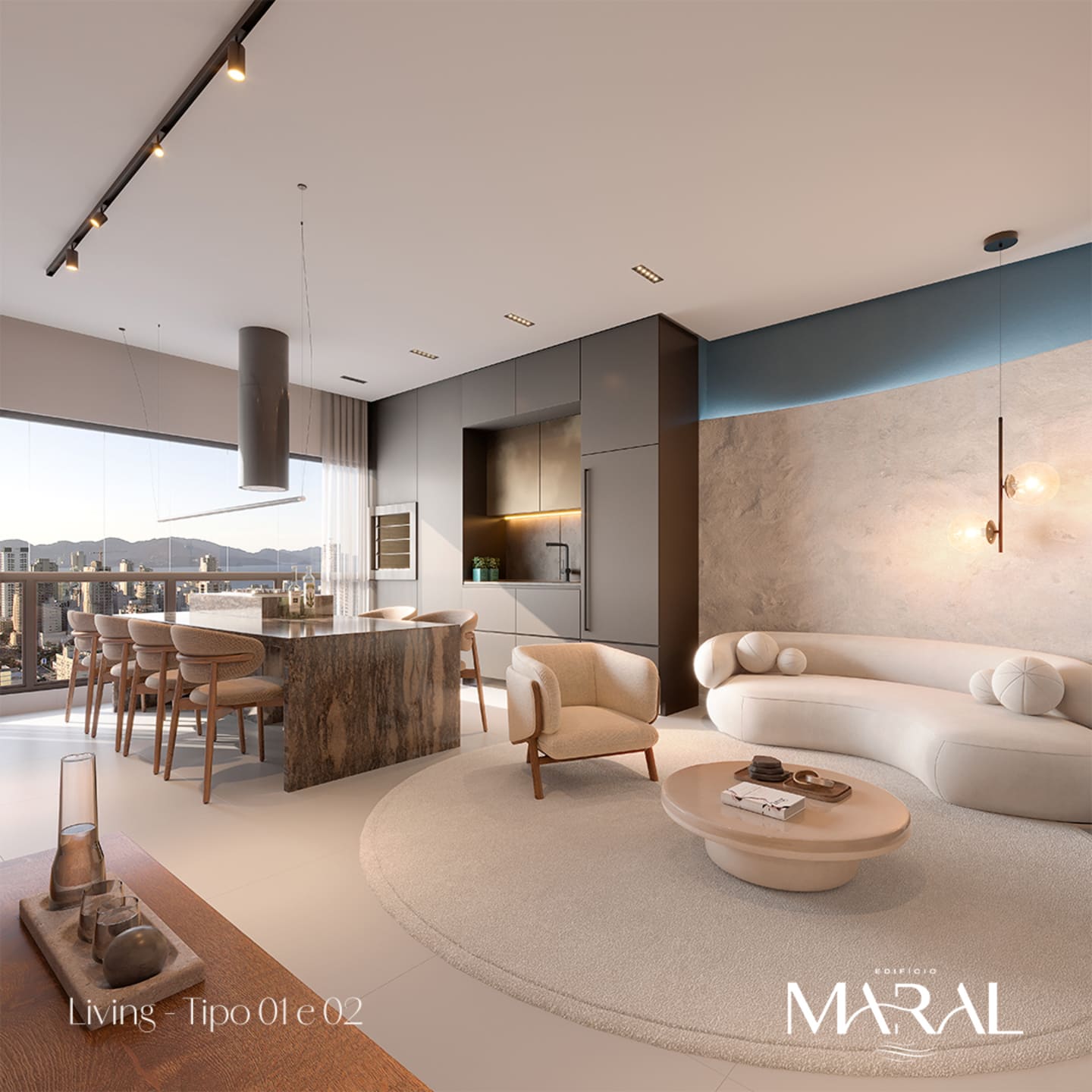 Render 2 do Edifício Maral em Porto Belo SC