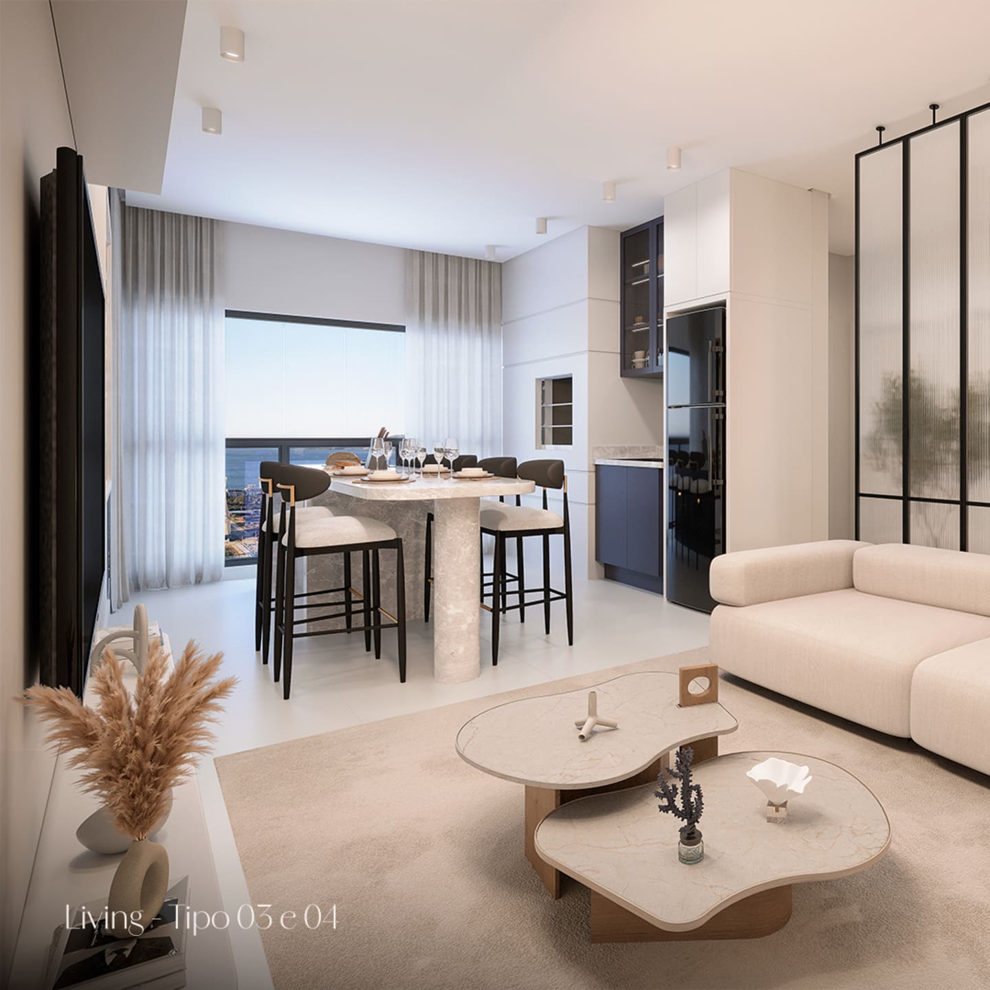 Render 3 do Edifício Maral em Porto Belo SC