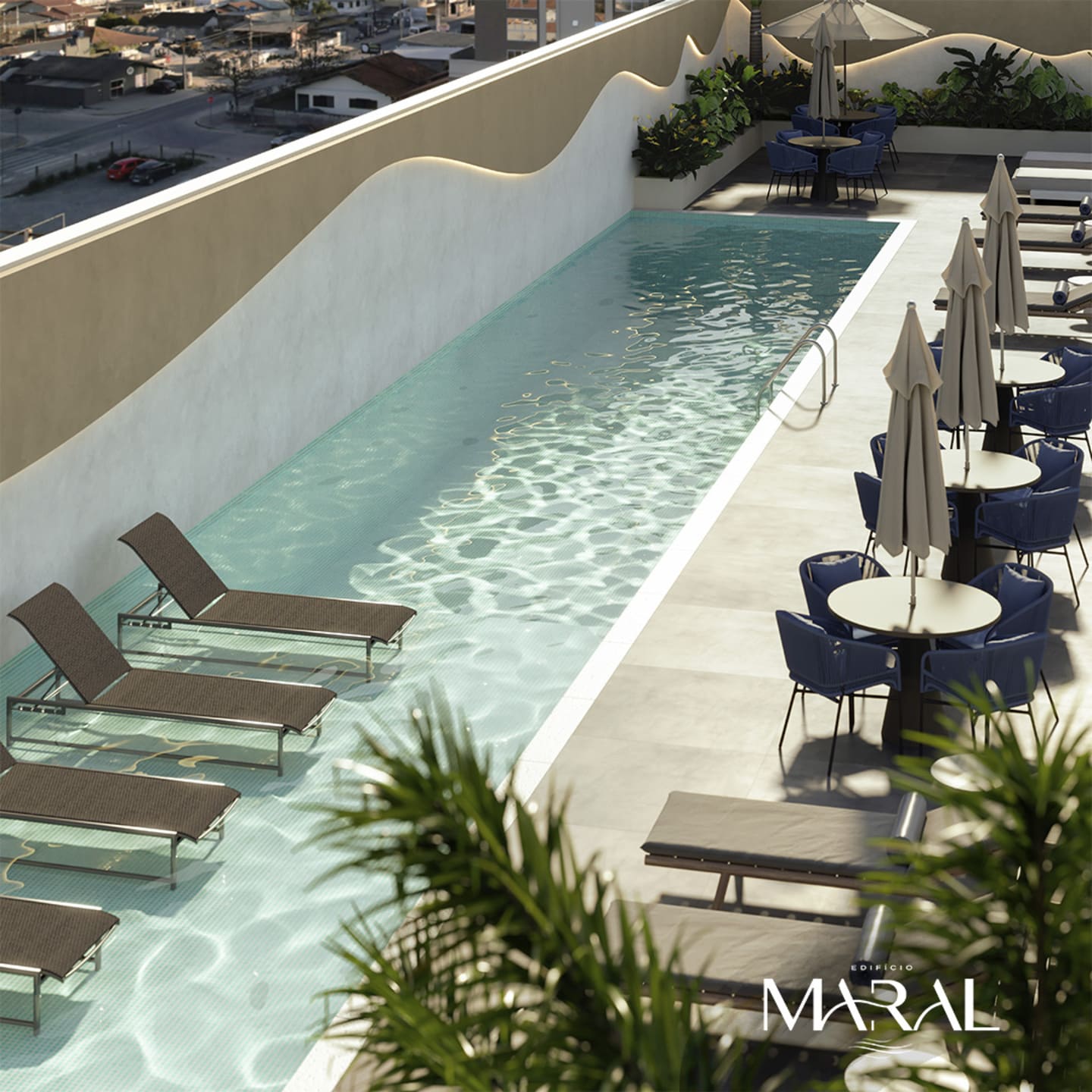 Render 1 do Edifício Maral em Porto Belo SC