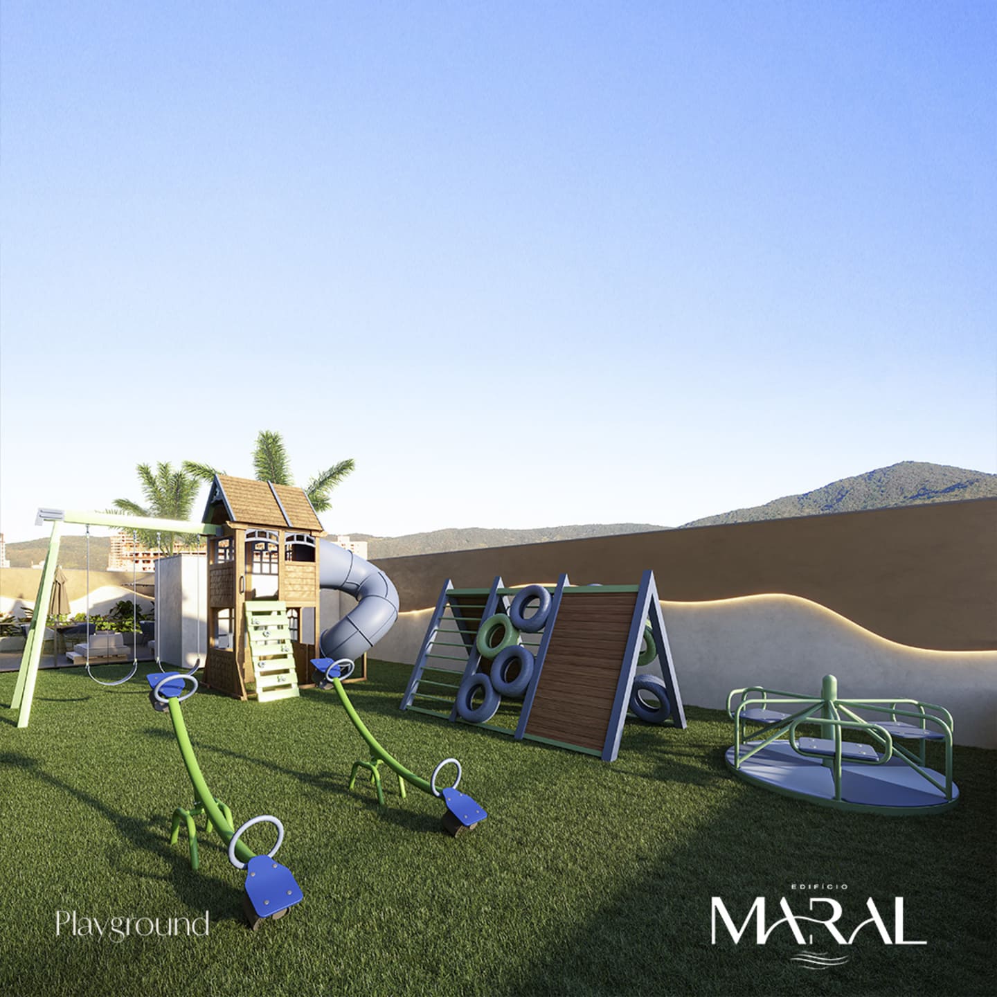 Area de lazer 2 do Edifício Maral em Porto Belo SC