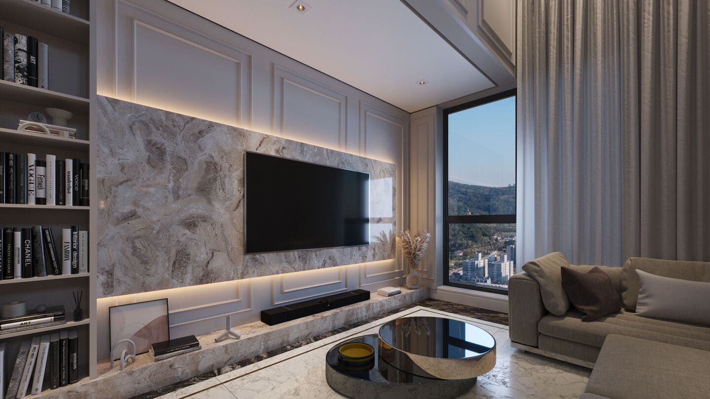 Render 2 do Ethan Tower em Porto Belo SC
