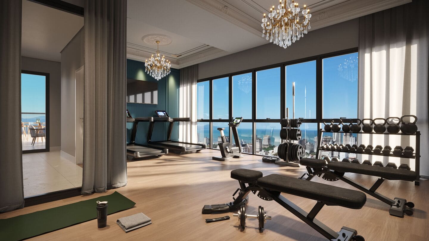 Render 13 do Ethan Tower em Porto Belo SC