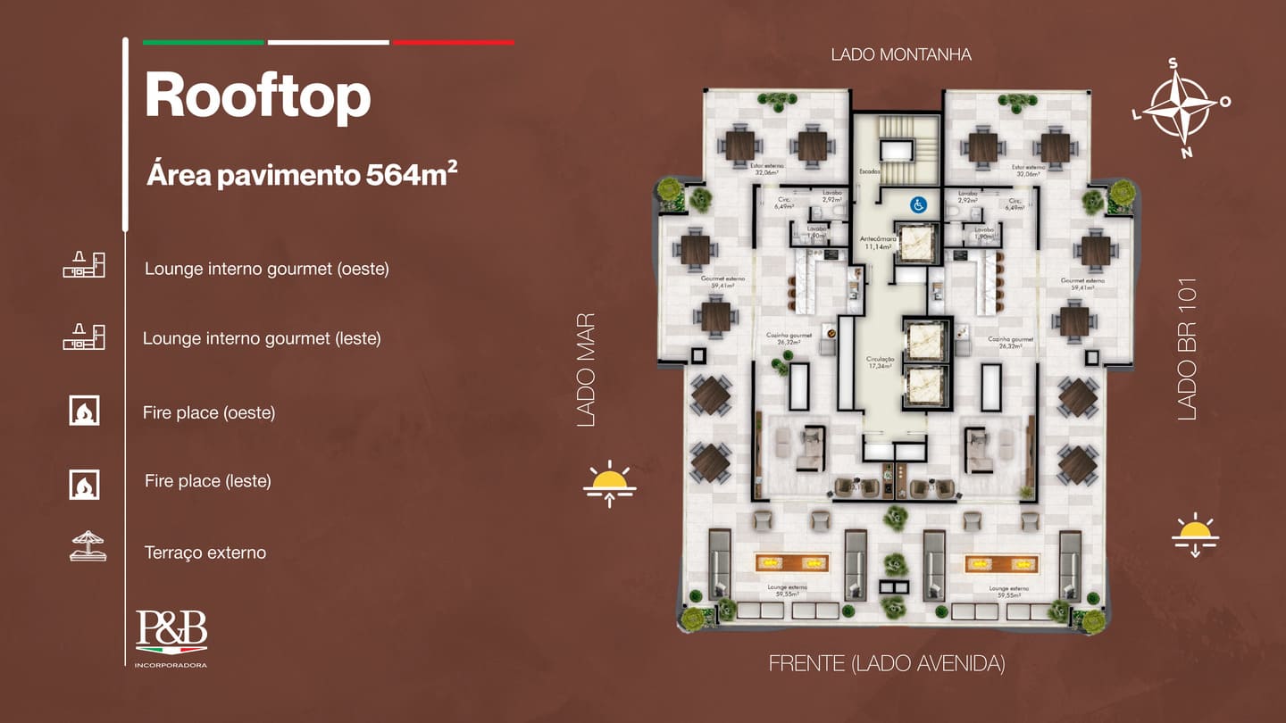 Planta 6 do Ilhas de Porto Belo Torre 2 em Porto Belo SC
