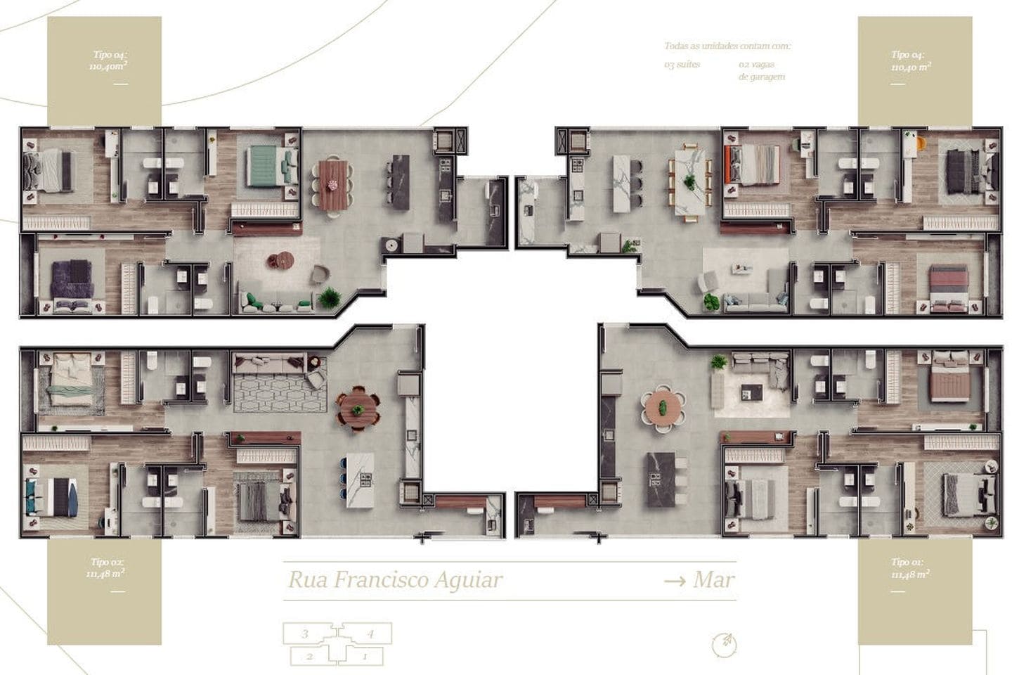 Area de lazer 3 do Infinity View Residence em Porto Belo SC