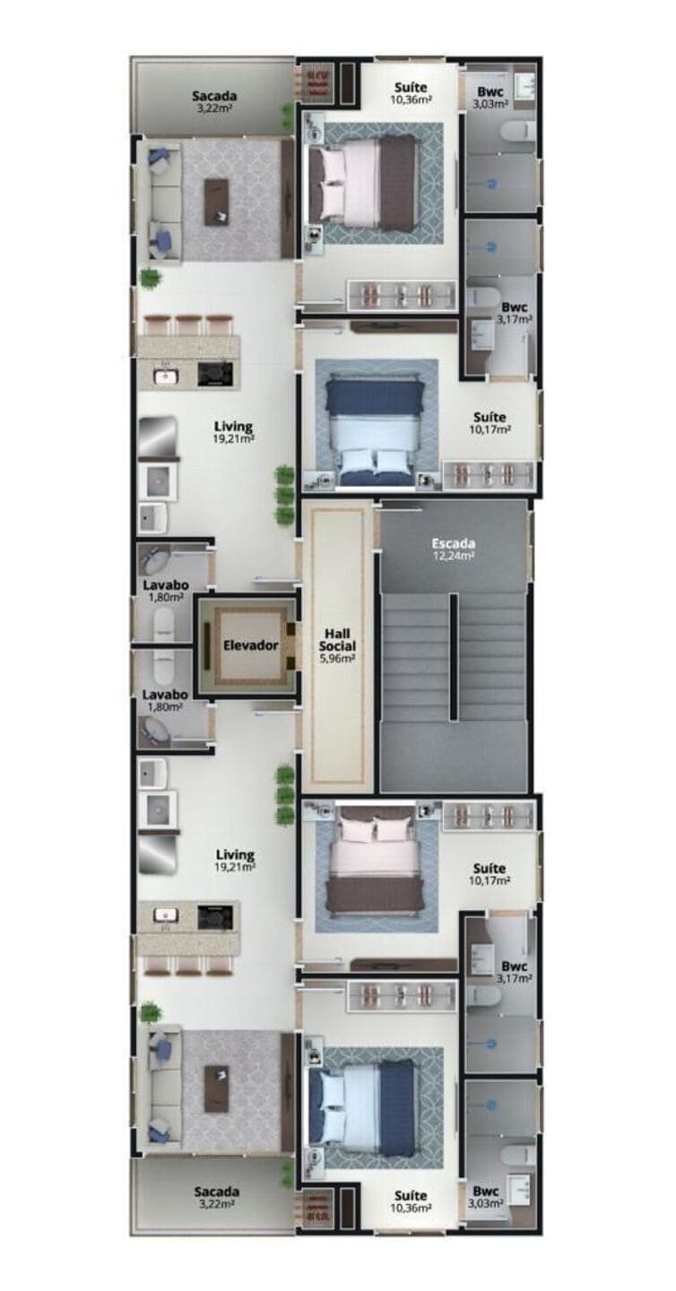 Planta 2 do Jardim Eldourado em Porto Belo SC