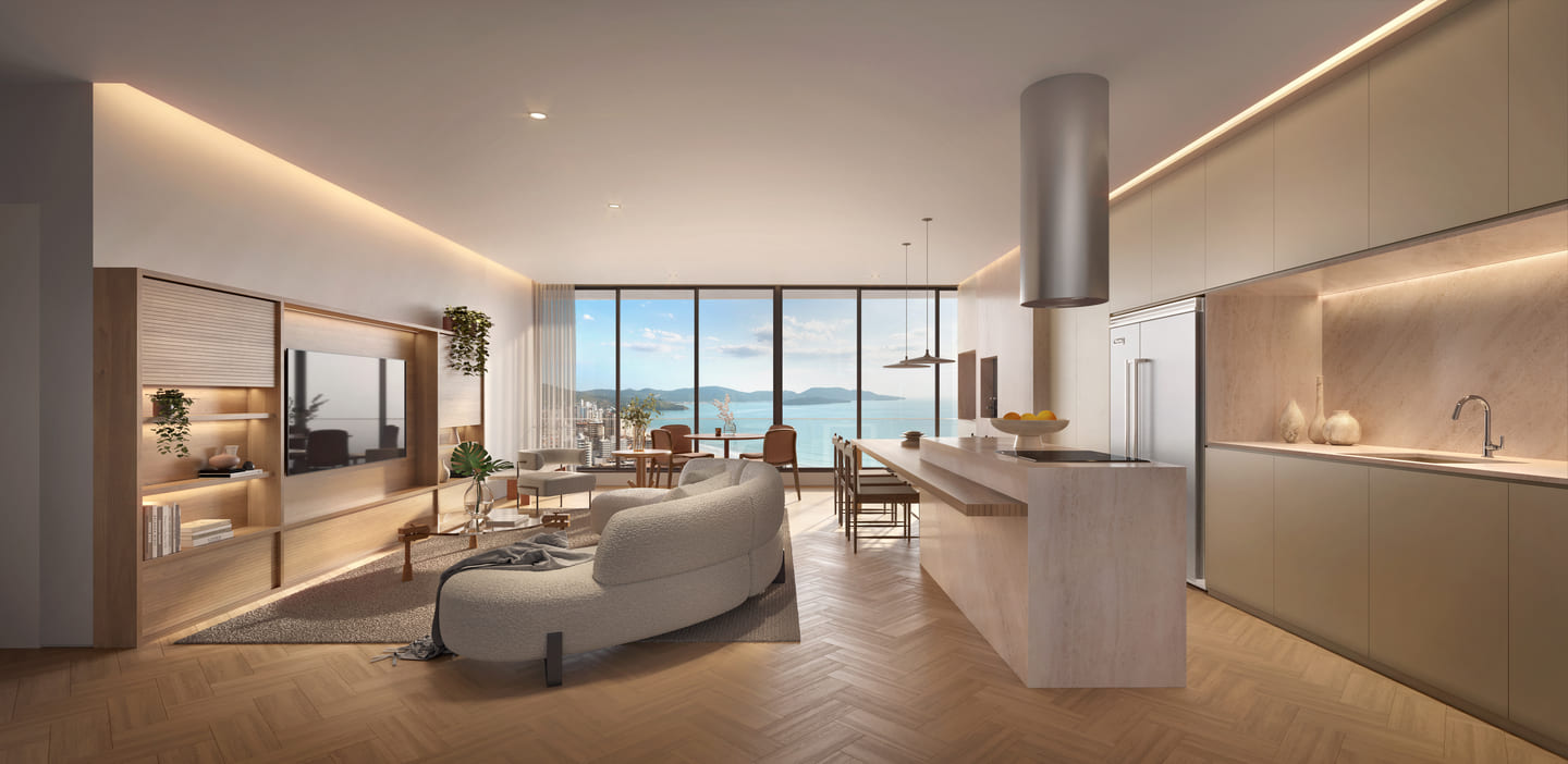 Render 5 do Lagom Perequê em Porto Belo SC