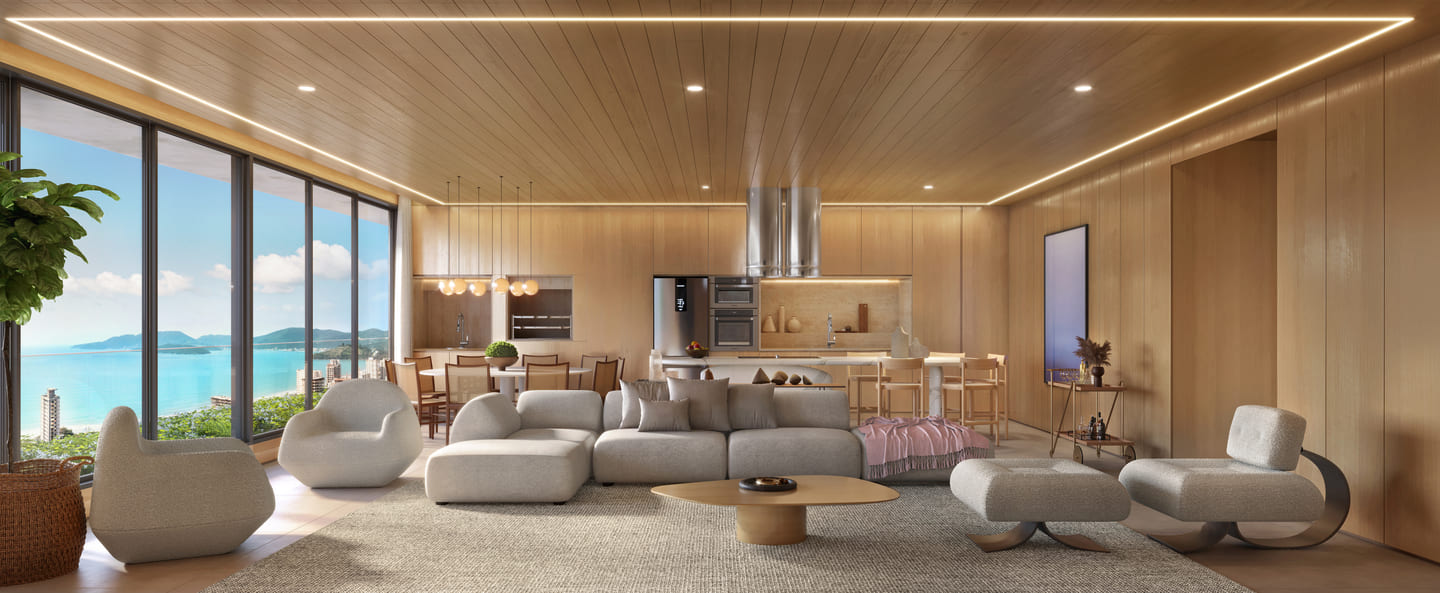 Render 6 do Lagom Perequê em Porto Belo SC