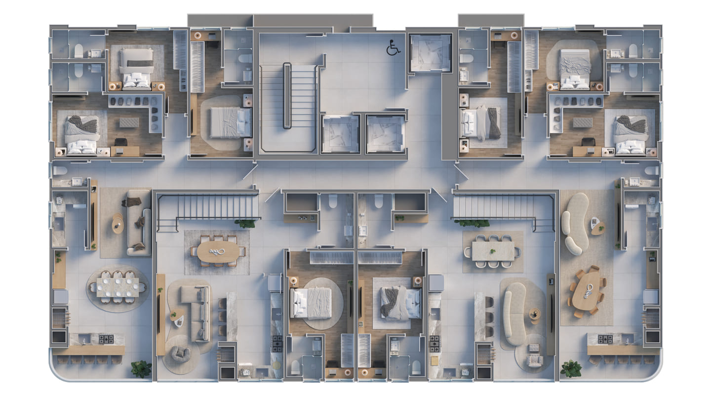 Planta 1 do Lar per Caleone em Porto Belo SC