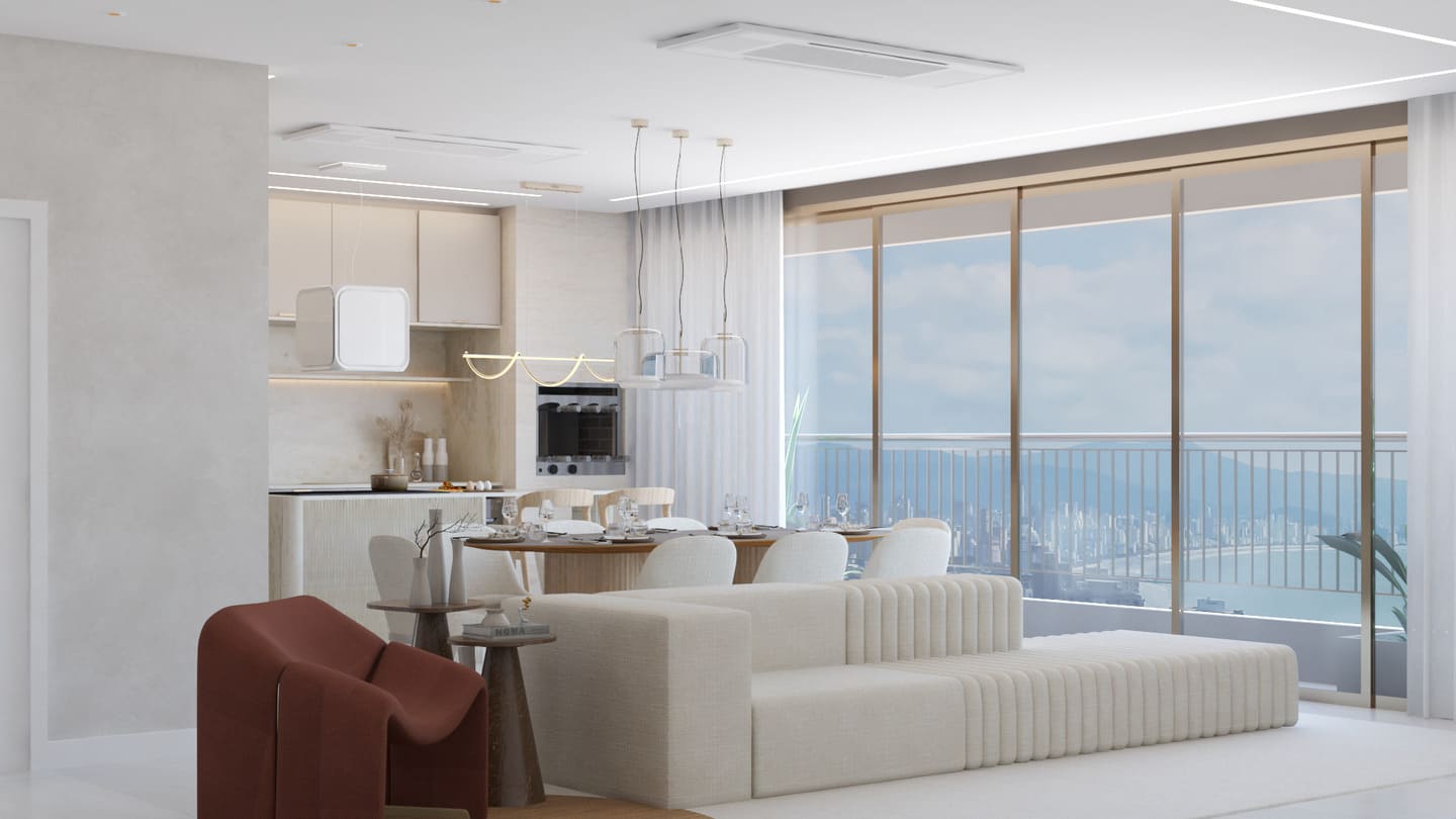 Render 5 do Memories Beach Life Residences em Porto Belo SC