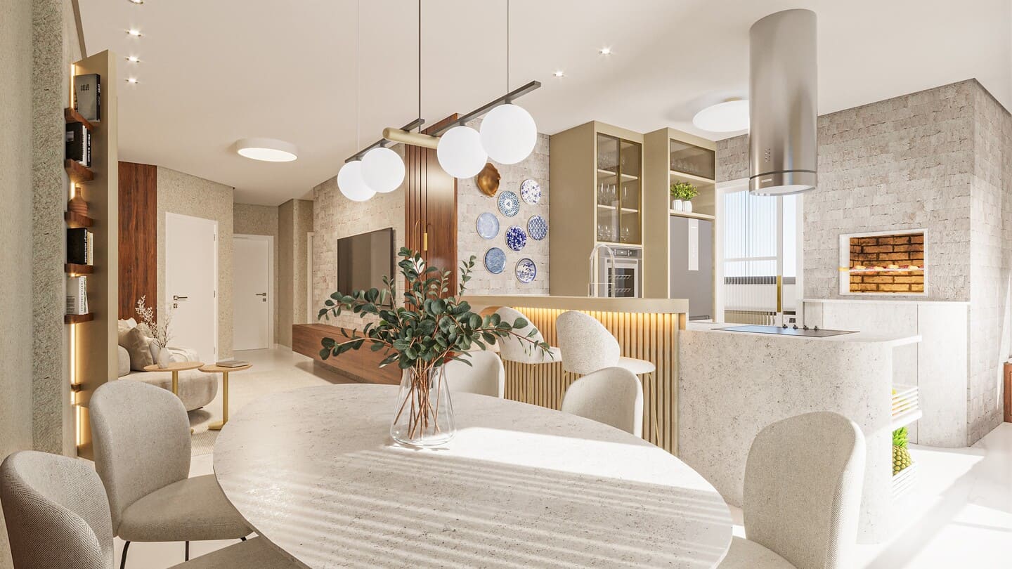 Render 3 do Minuanno Residencial em Porto Belo SC