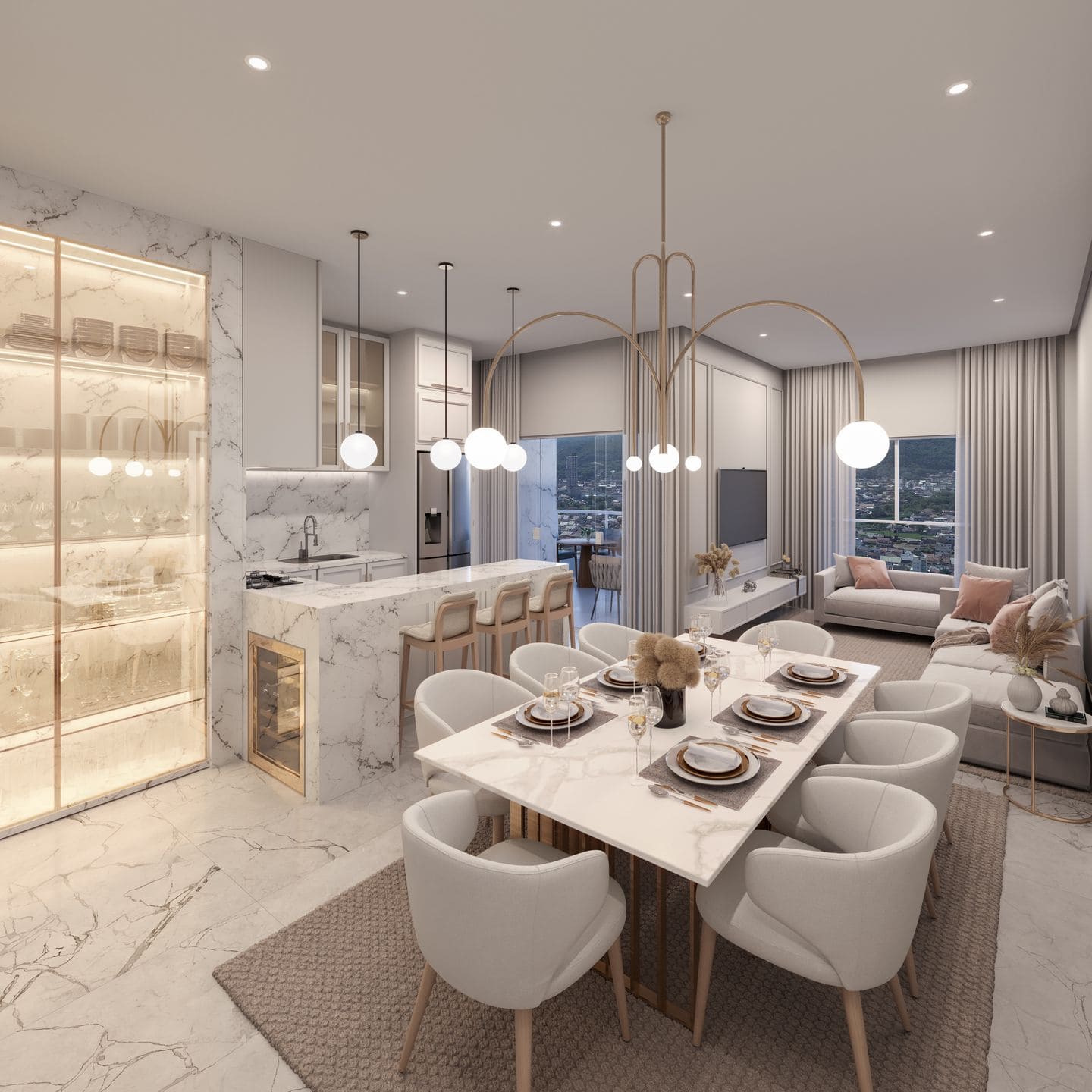 Render 2 do Mirador de Alicante em Porto Belo SC