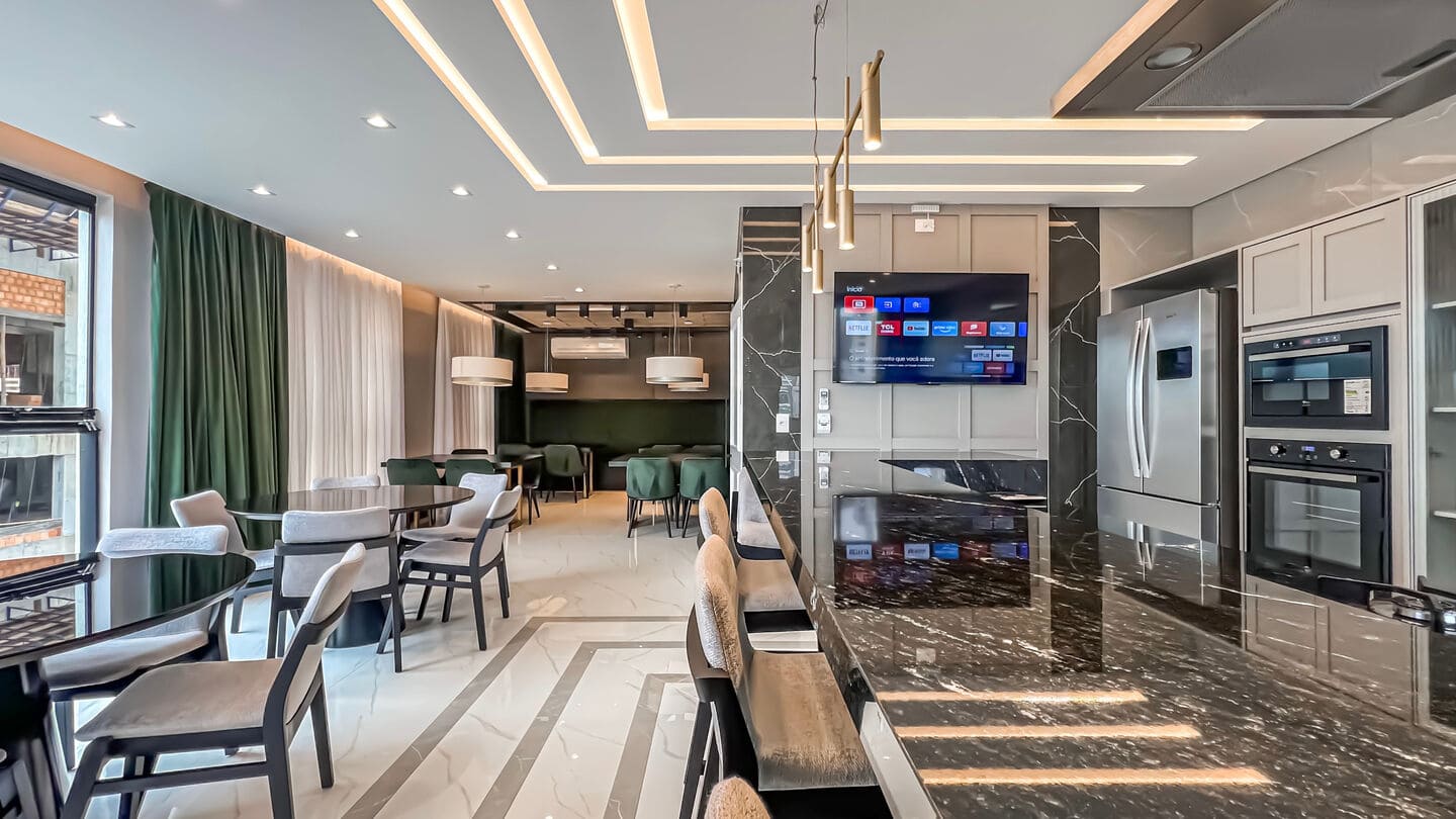 Area de lazer 7 do Monte Hermon Residence em Porto Belo SC