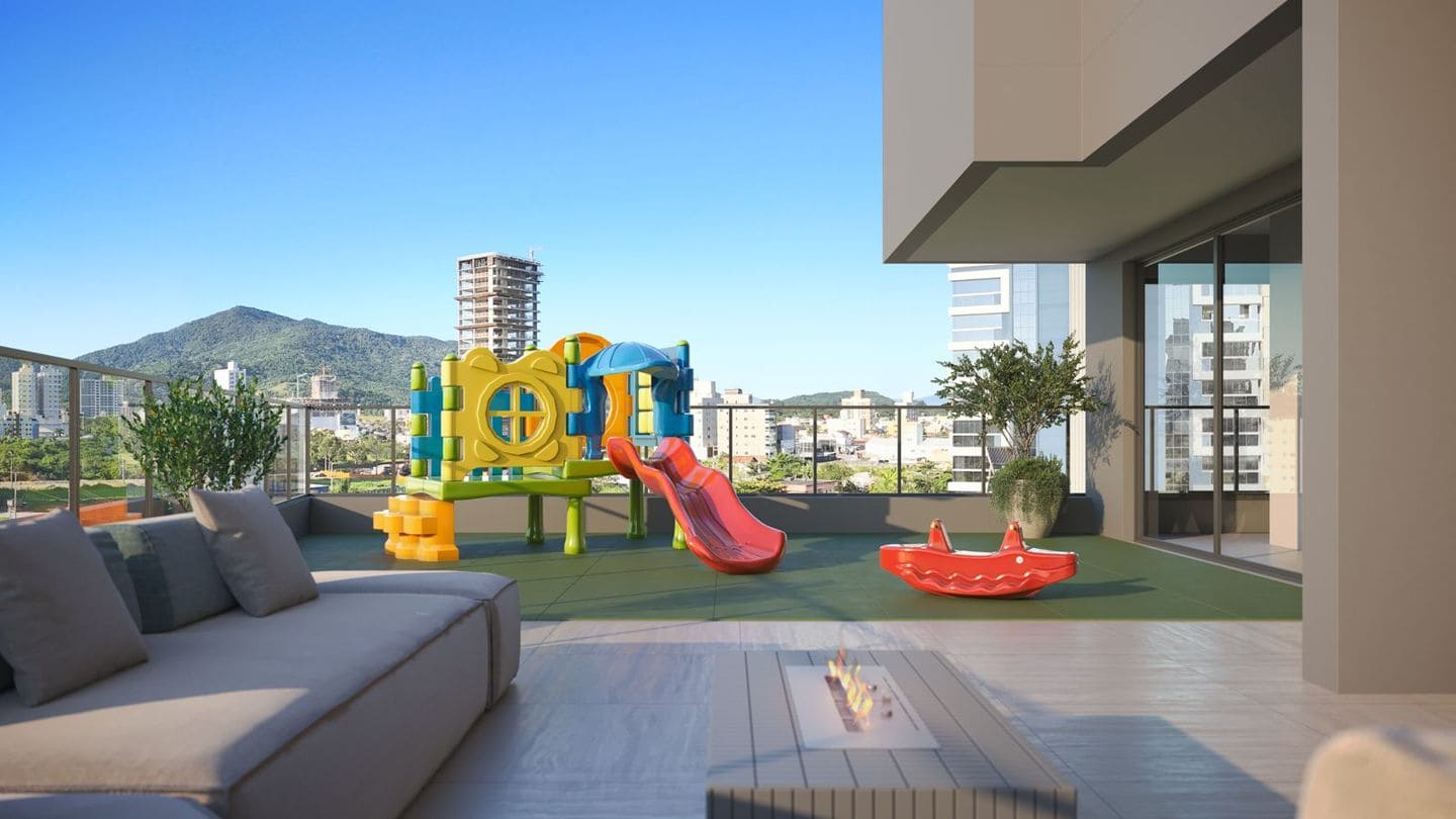 Render 7 do Paradise Tower em Porto Belo SC