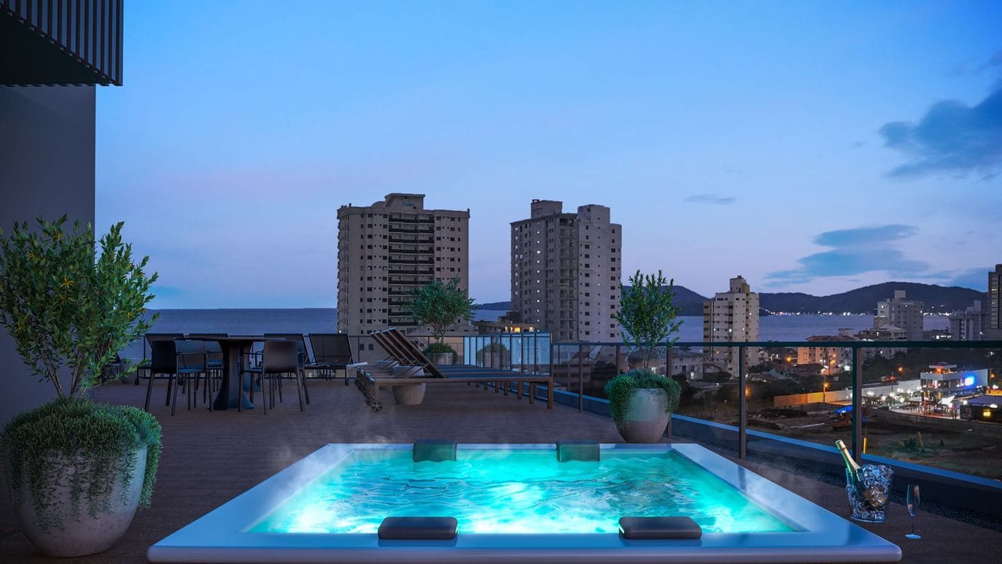 Render 10 do Paradise Tower em Porto Belo SC