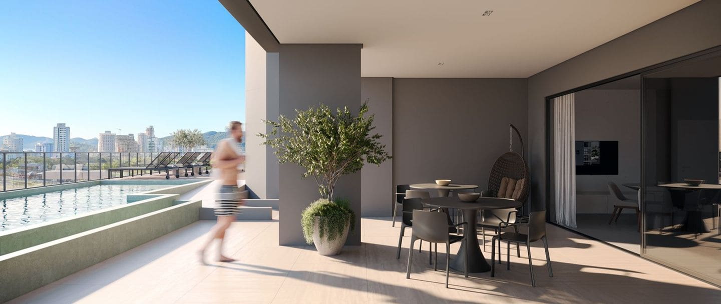 Render 11 do Paradise Tower em Porto Belo SC