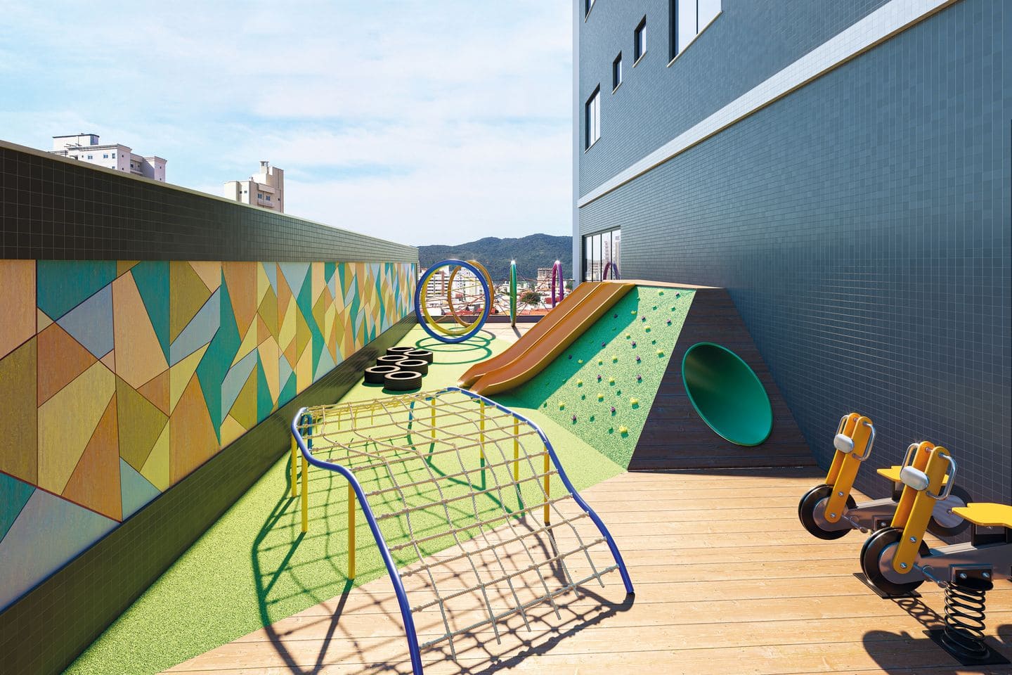 Area de lazer 6 do Pier Village em Porto Belo SC