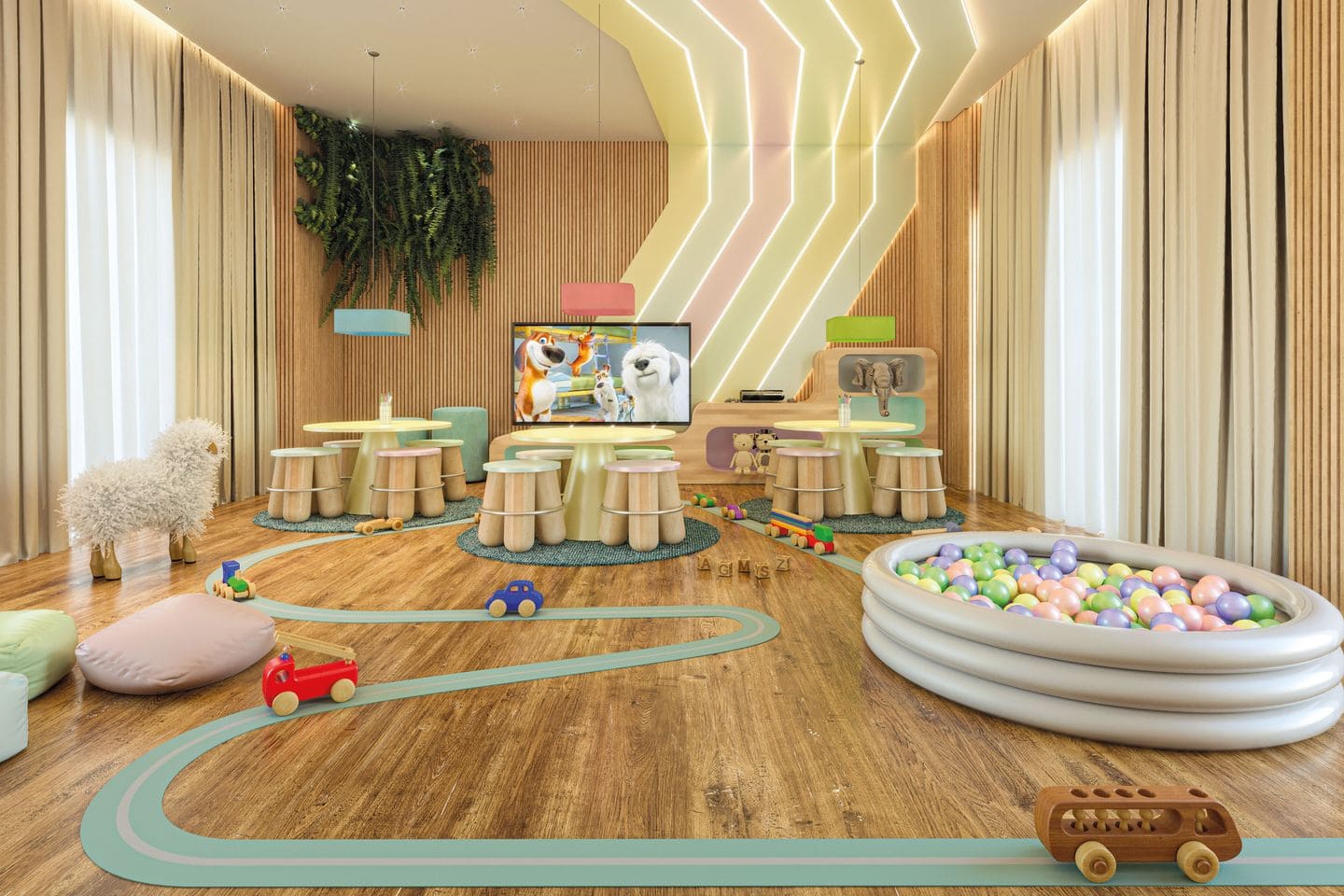 Area de lazer 8 do Pier Village em Porto Belo SC