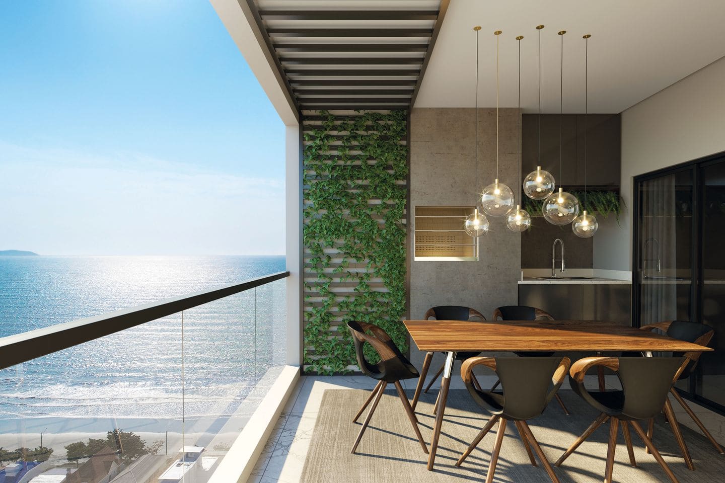 Area de lazer 4 do Pier Village em Porto Belo SC