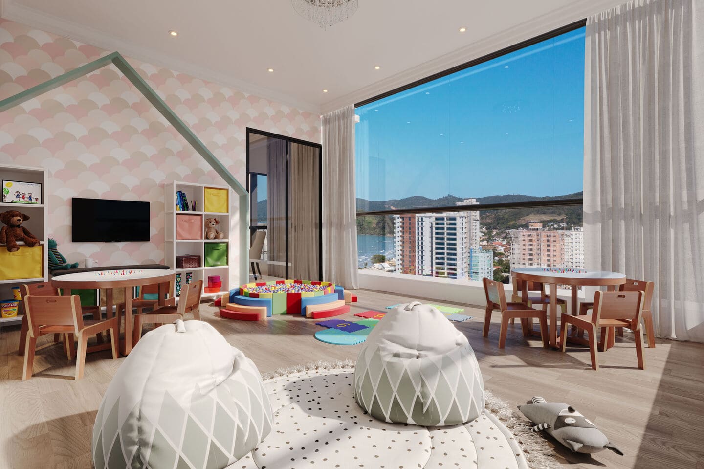 Render 6 do Raffaele Vinci Residenziale em Porto Belo SC