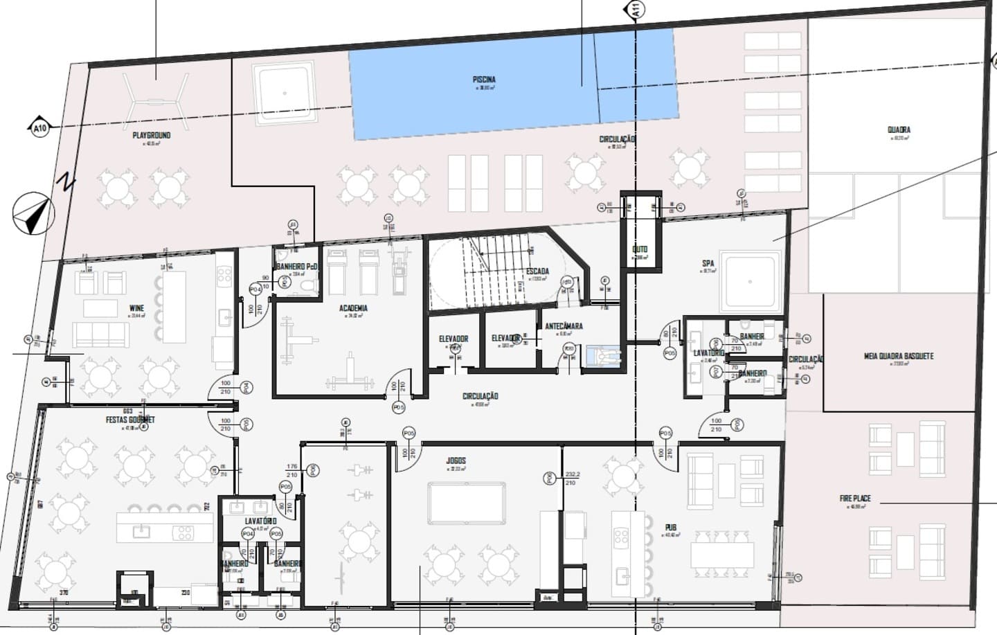Planta 8 do Residencial Astral em Porto Belo SC