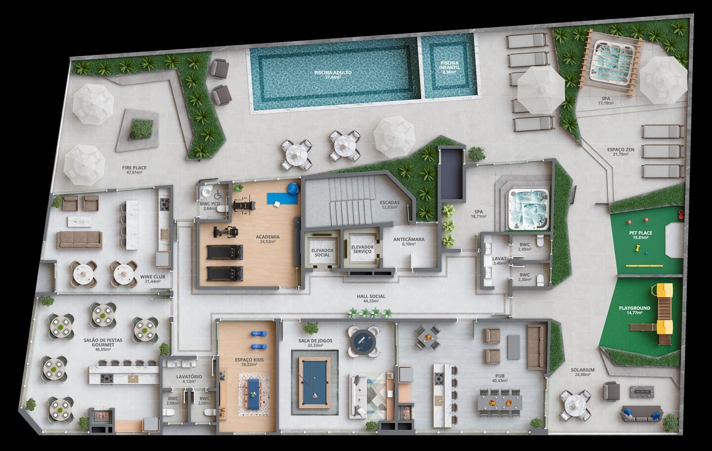 Planta 5 do Residencial Astral em Porto Belo SC