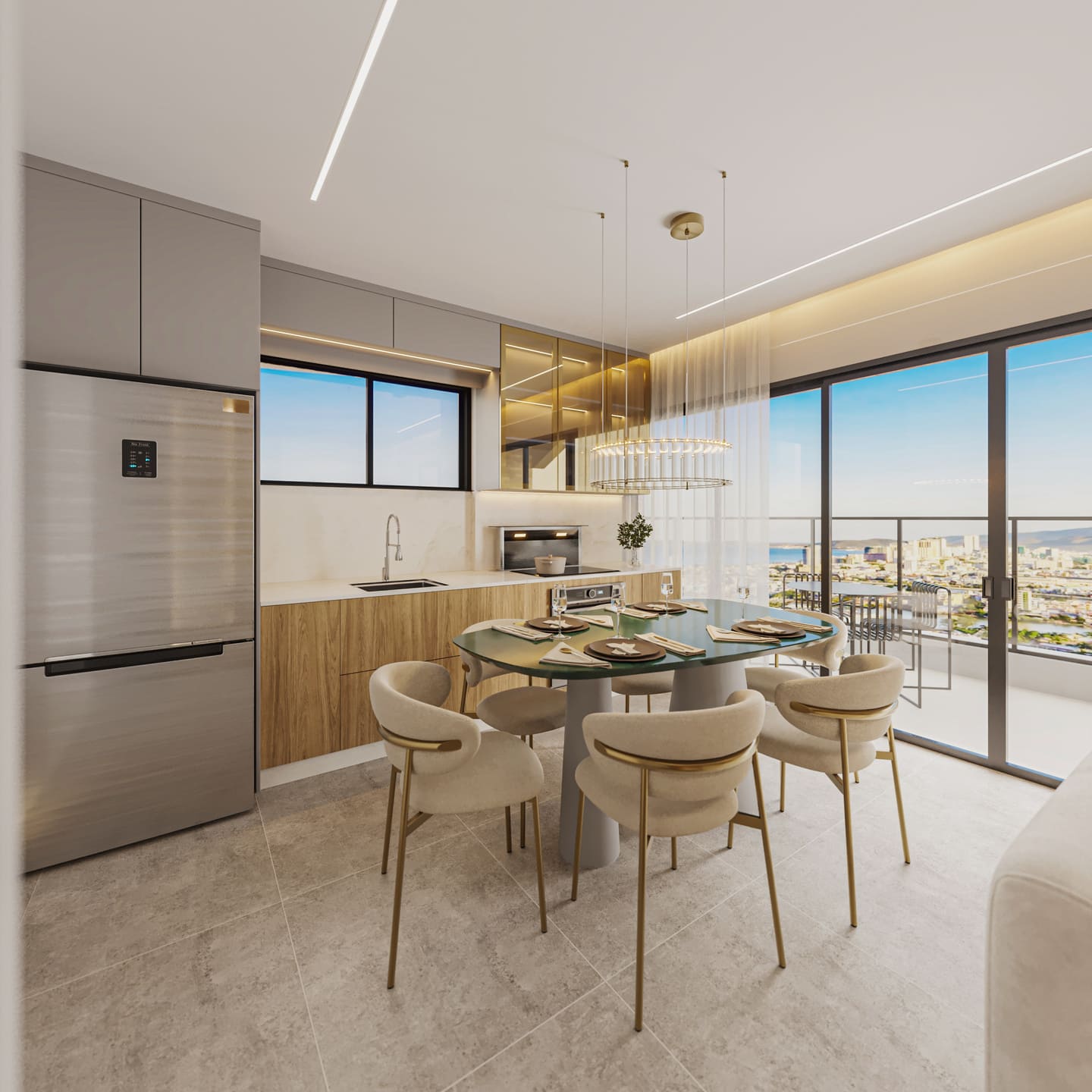 Render 4 do Residencial Porto Veneza em Porto Belo SC