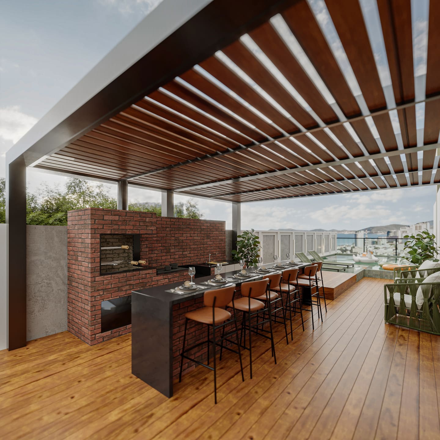 Area de lazer 1 do Residencial Porto Veneza em Porto Belo SC