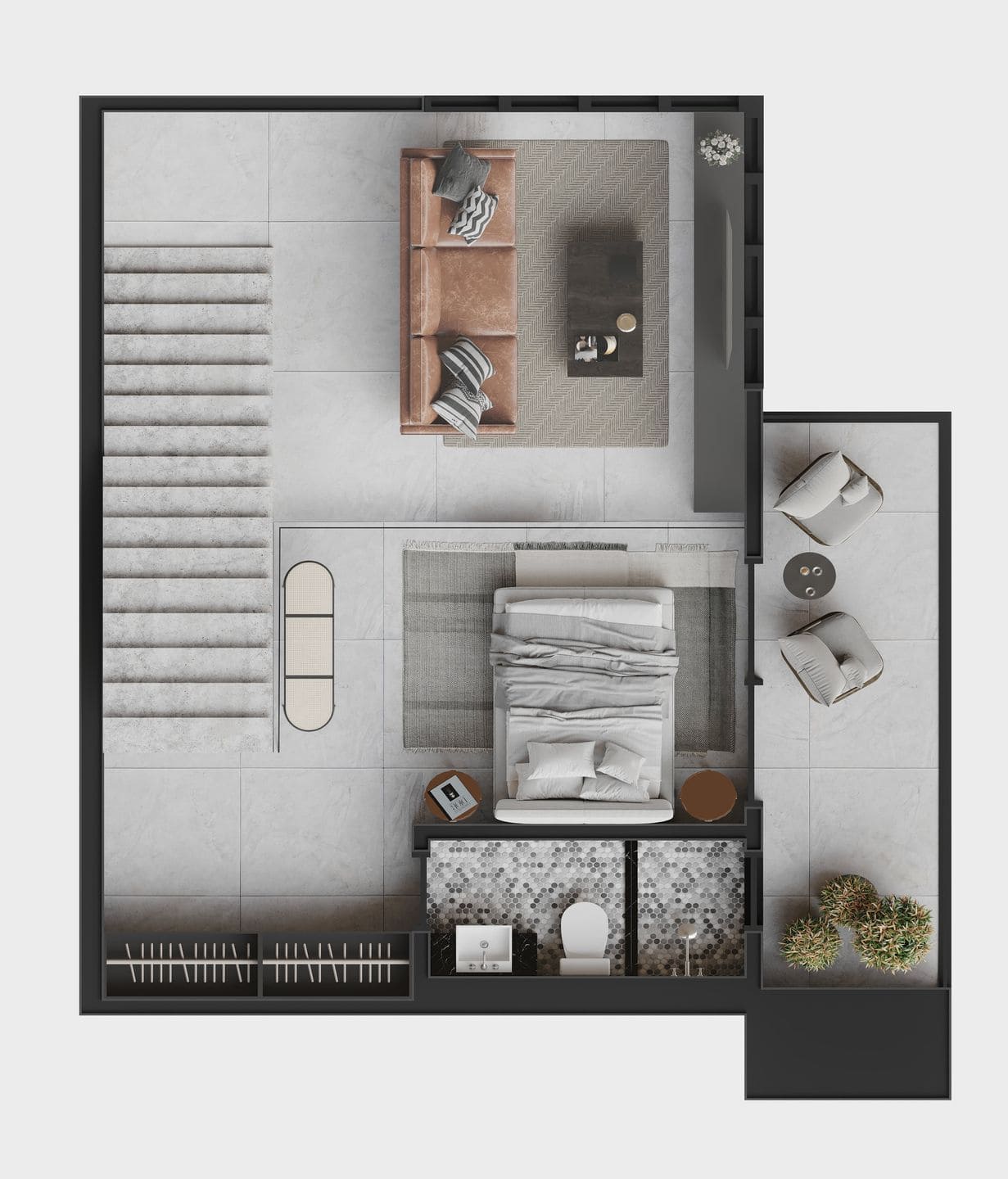 Planta 2 do River View Residence em Porto Belo SC