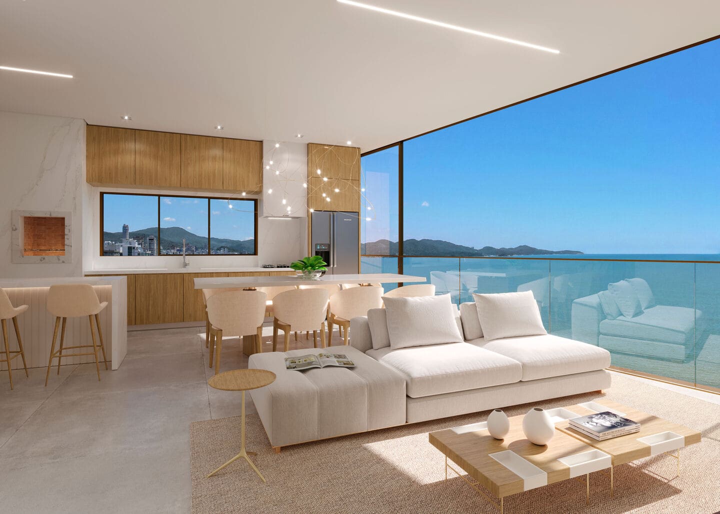 Render 3 do Romanée em Porto Belo SC