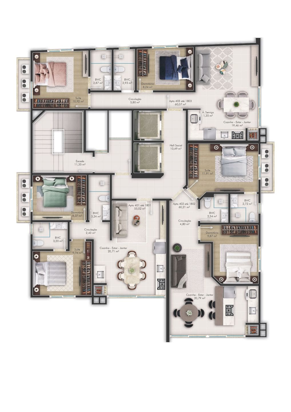Planta 1 do Rv House Luxury Compact em Porto Belo SC