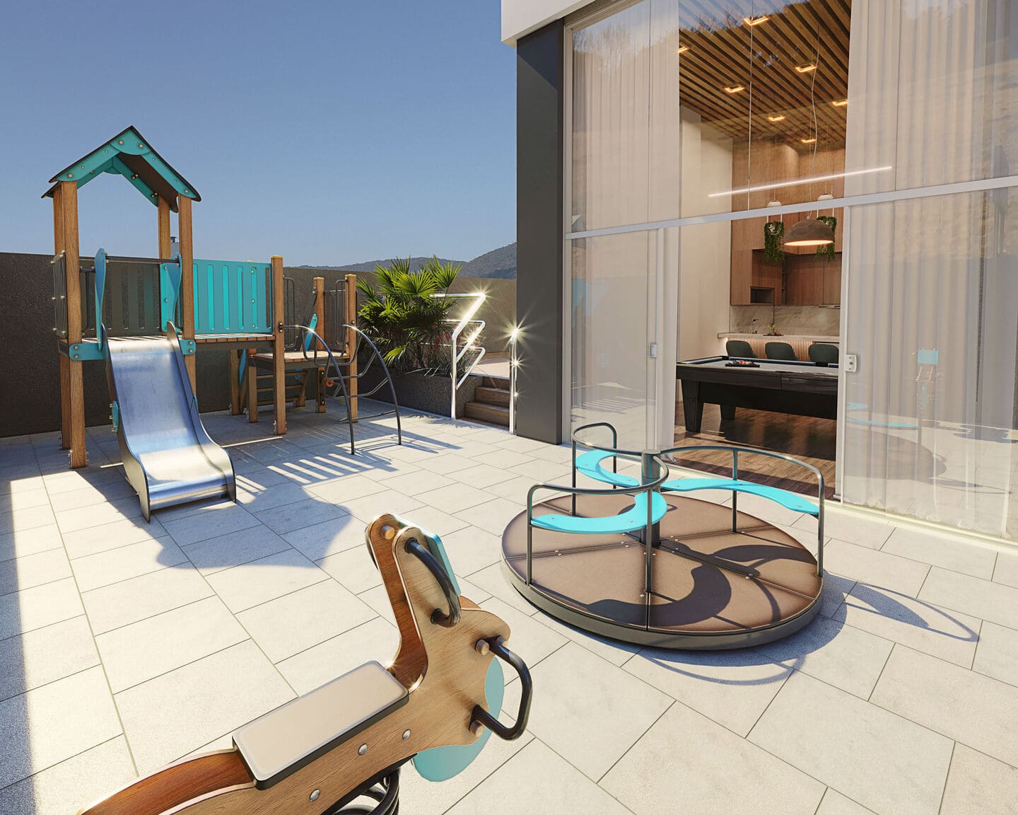 Area de lazer 2 do San Pietro Residence em Porto Belo SC