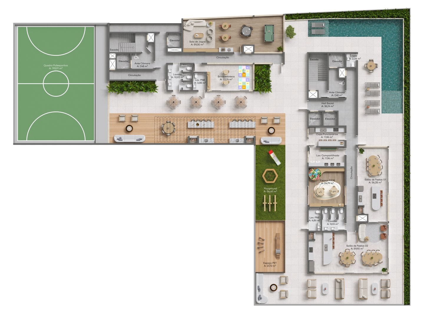 Planta 1 do Sea Home Design em Porto Belo SC