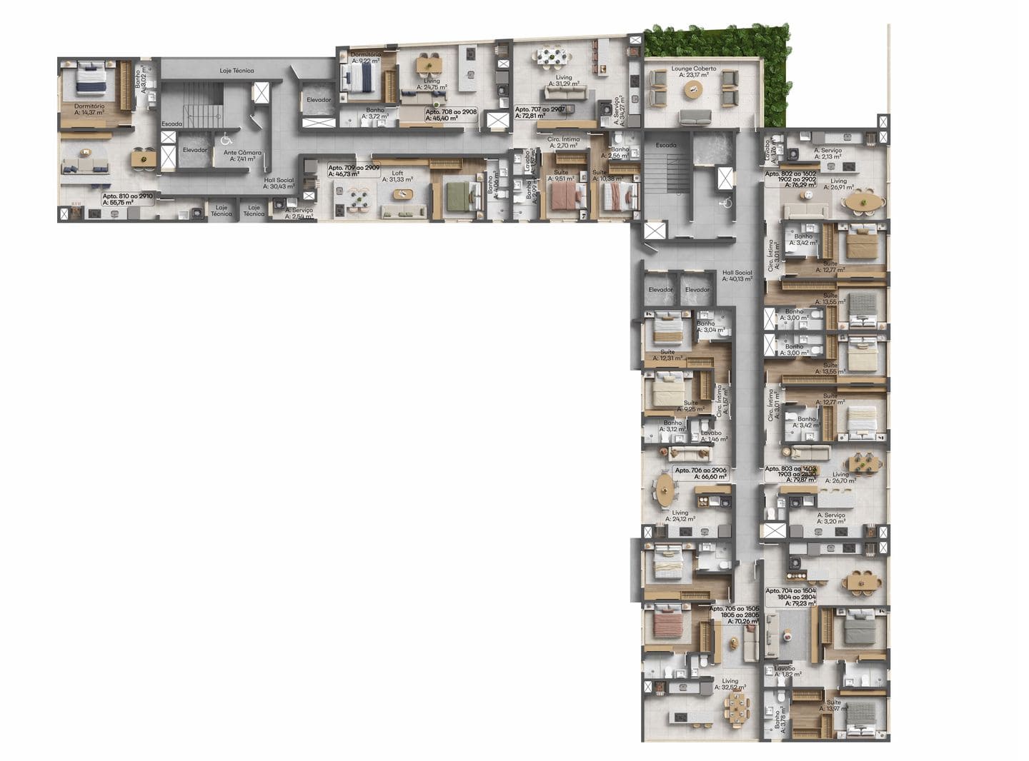 Planta 4 do Sea Home Design em Porto Belo SC