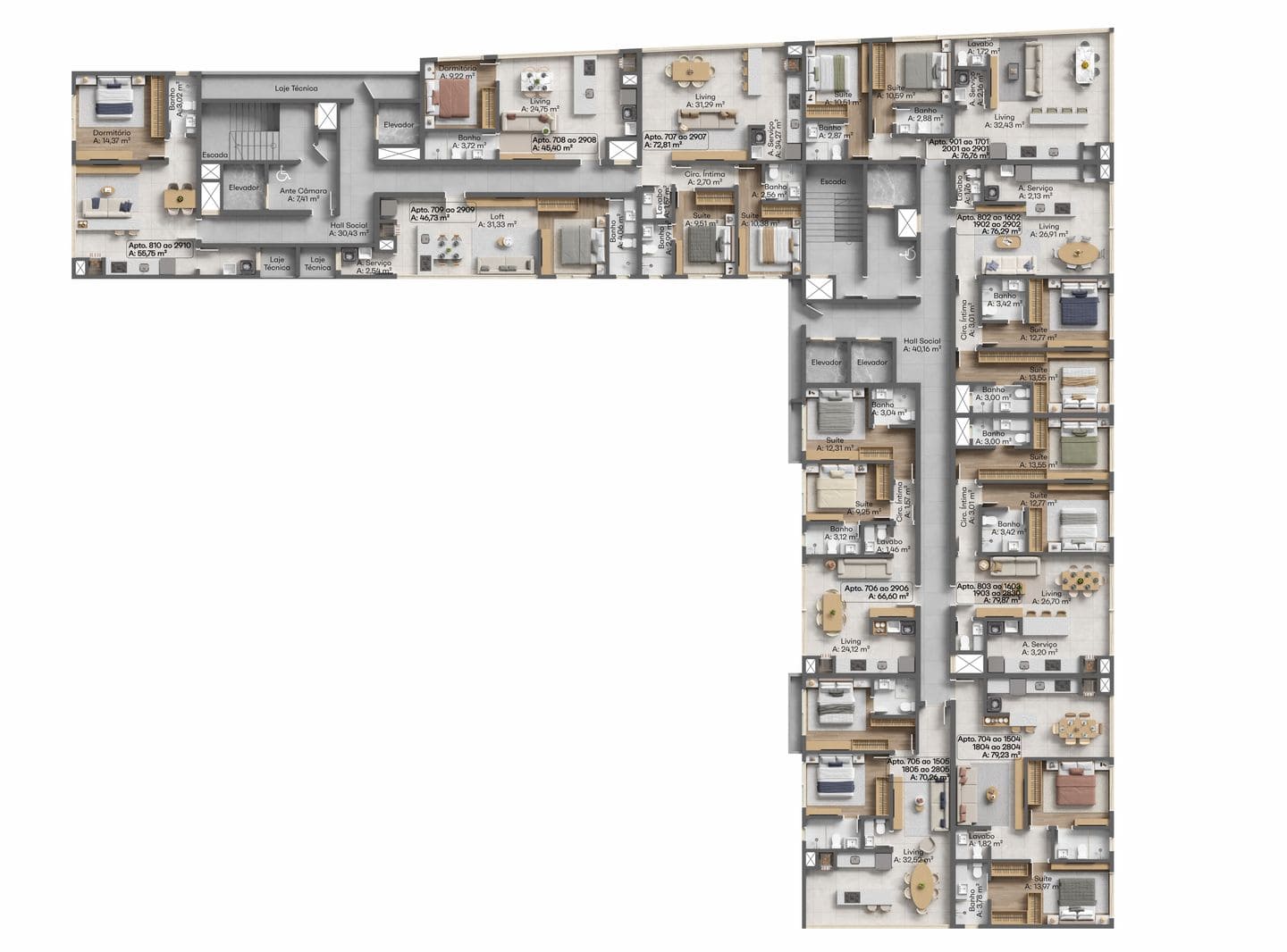 Planta 5 do Sea Home Design em Porto Belo SC