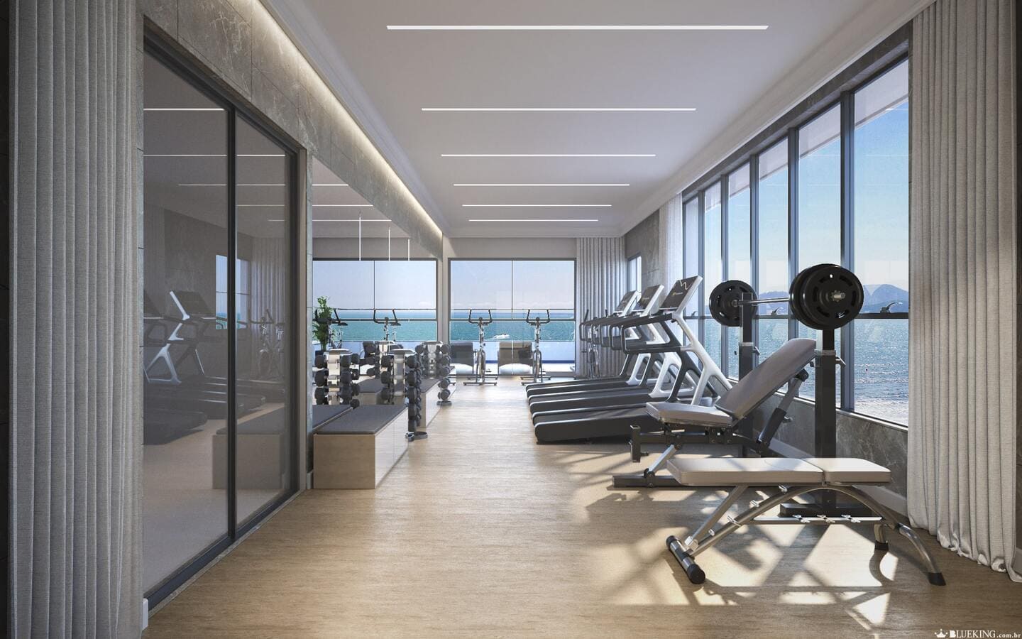 Area de spa do Spazio Marine Residenziale em Porto Belo SC