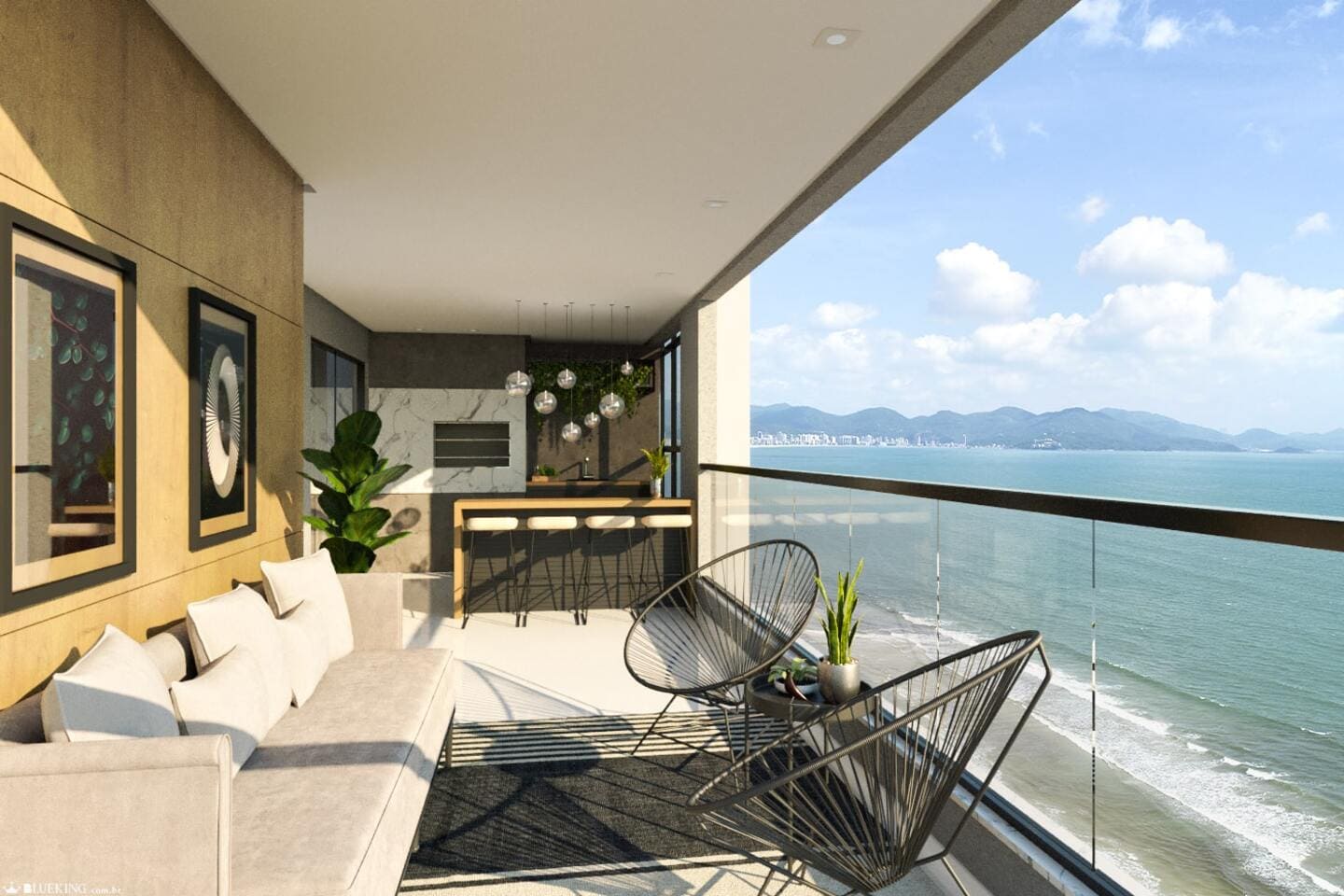 Area de spa do Spazio Marine Residenziale em Porto Belo SC