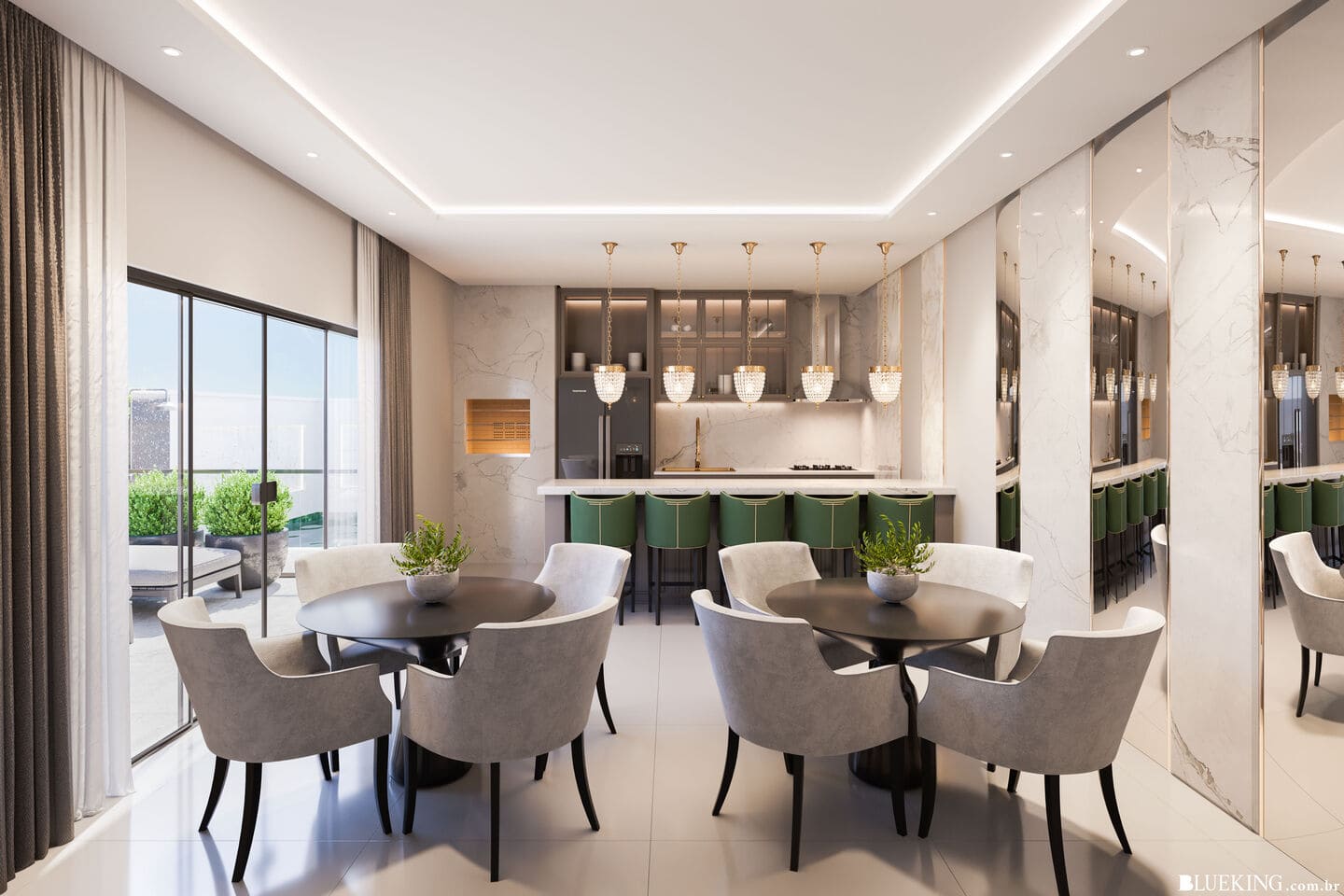 Render 5 do Stelle Marine Residence em Porto Belo SC