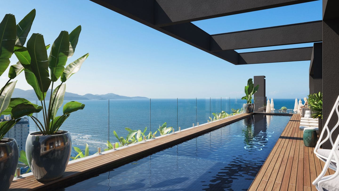 Area de lazer 9 do Sunshine Apartments em Porto Belo SC