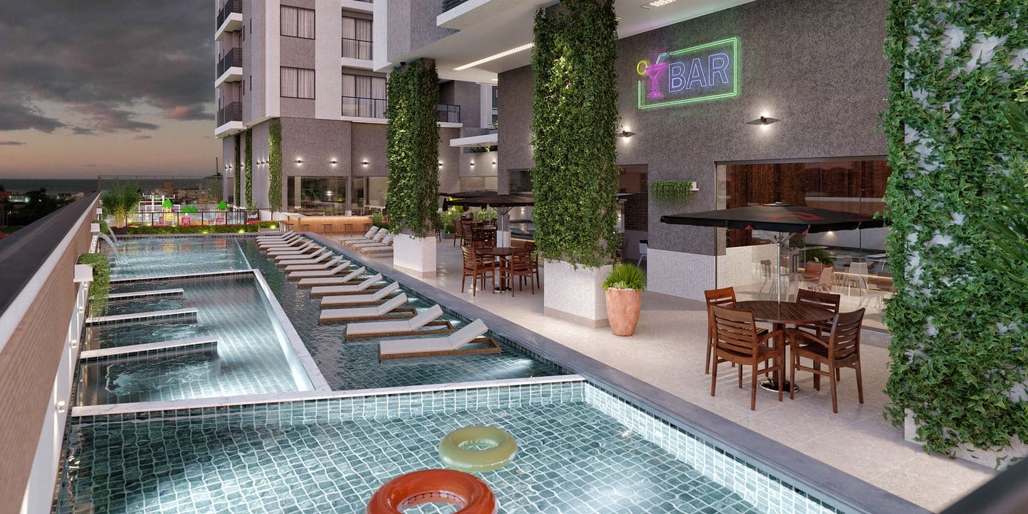 Render 16 do The Porto Plaza em Porto Belo SC