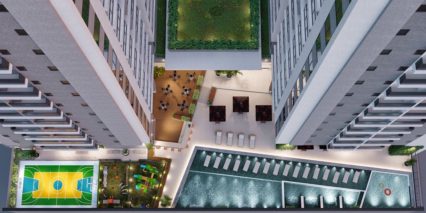 Render 14 do The Porto Plaza em Porto Belo SC