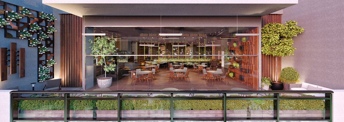 Render 13 do The Porto Plaza em Porto Belo SC