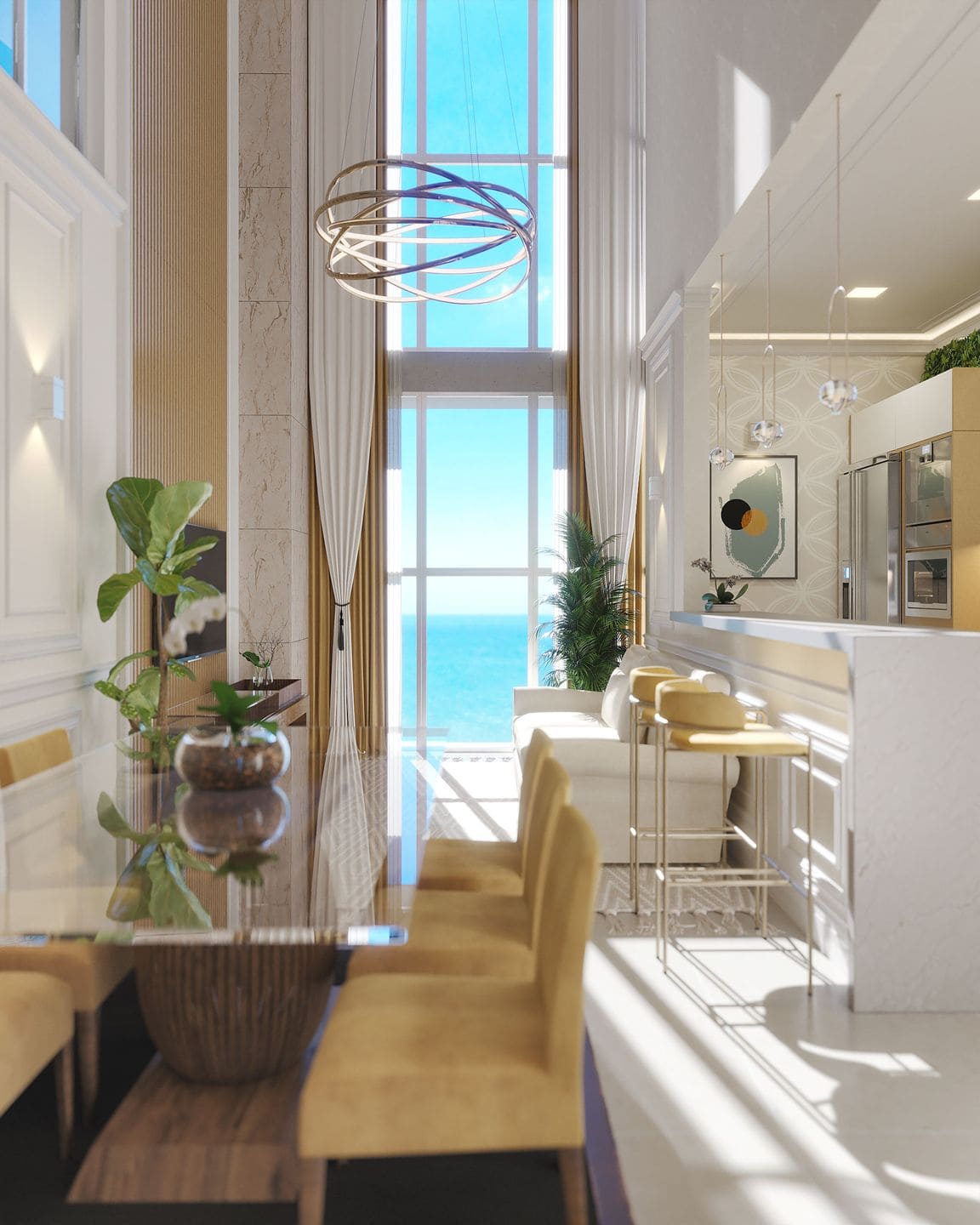 Render 4 do The Porto Plaza em Porto Belo SC