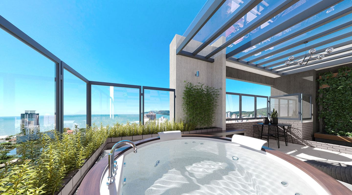 Render 9 do The Porto Plaza em Porto Belo SC