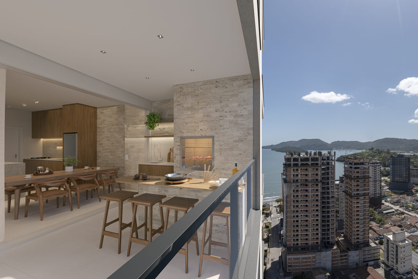 Render 3 do Tívoli Residence em Porto Belo SC