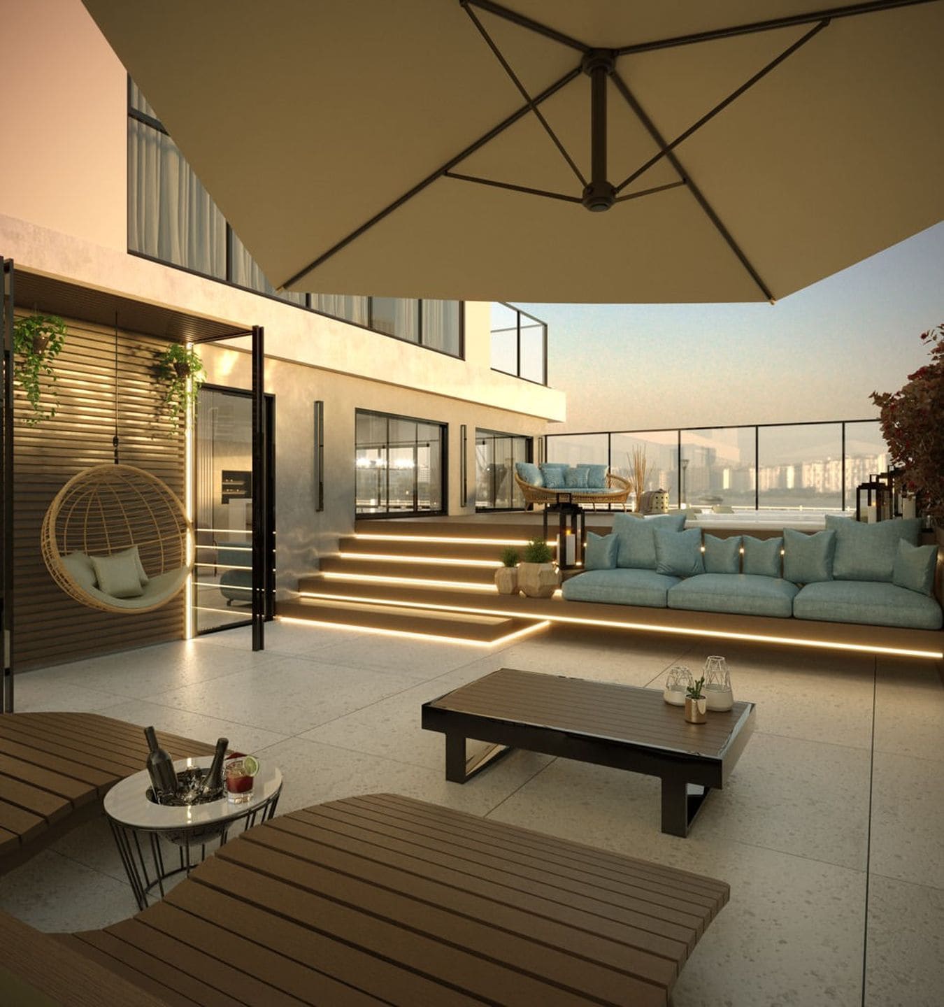 Render 7 do UP House Residence em Porto Belo SC