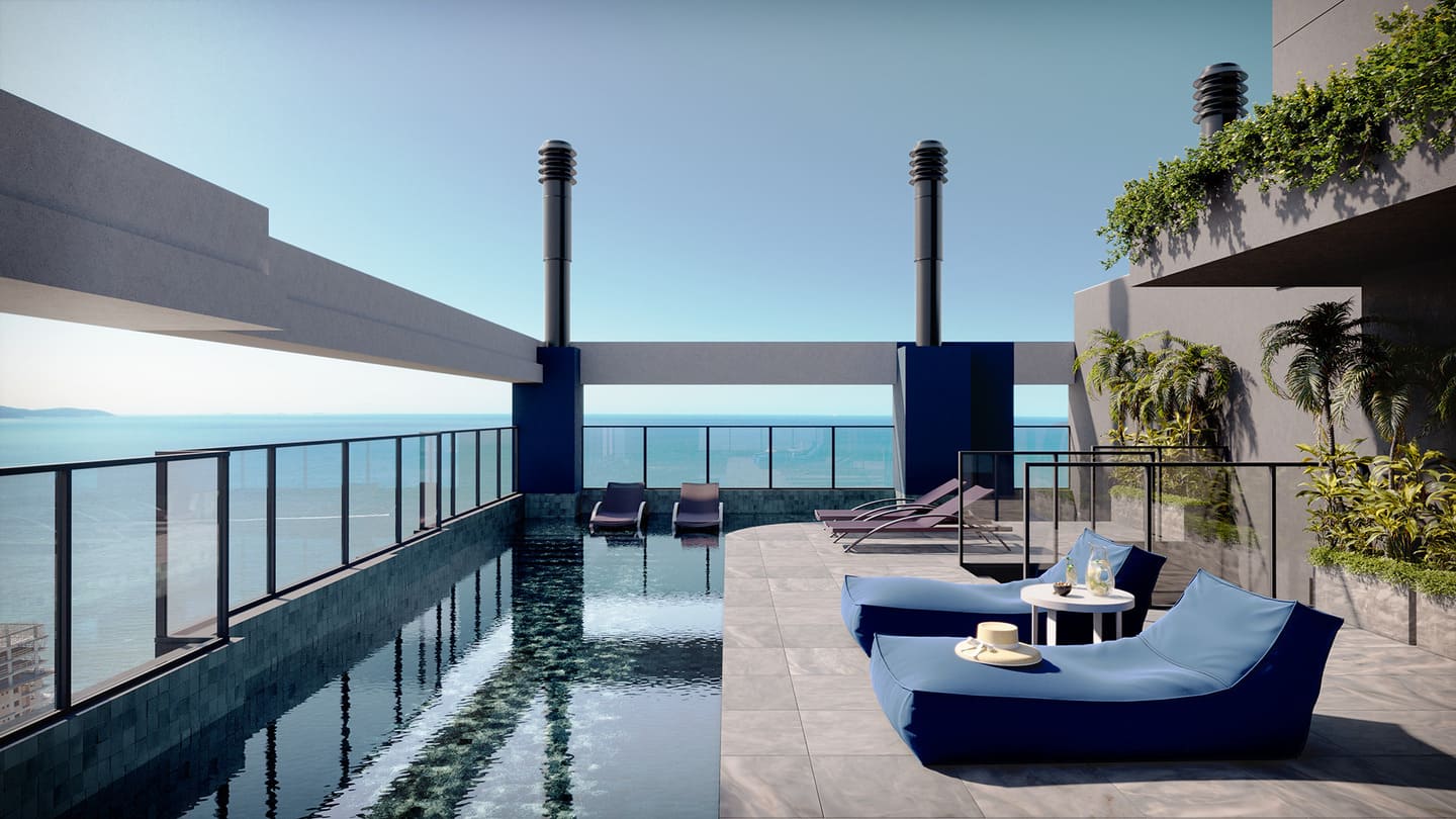 Render 1 do Voss Residence em Porto Belo SC