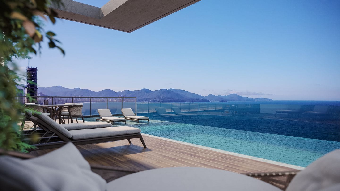 Area de lazer 4 do Zenith Residence em Porto Belo SC