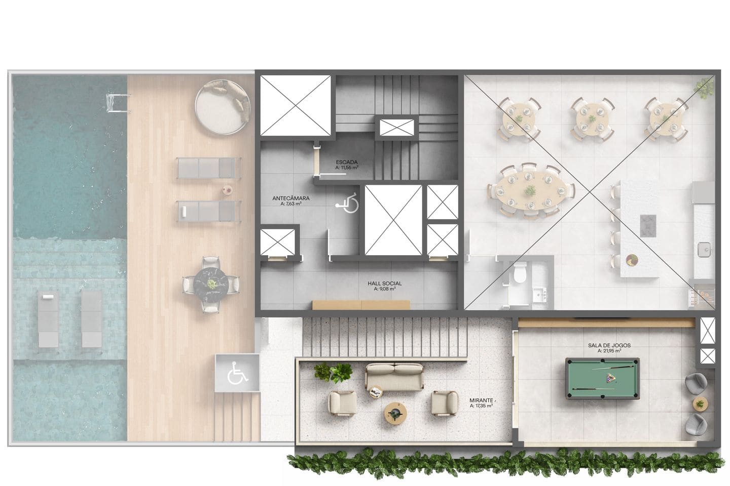 Planta 3 do Zenith Residence em Porto Belo SC