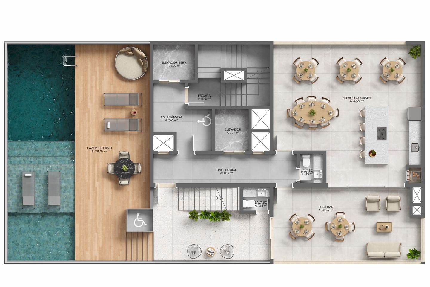Planta 2 do Zenith Residence em Porto Belo SC