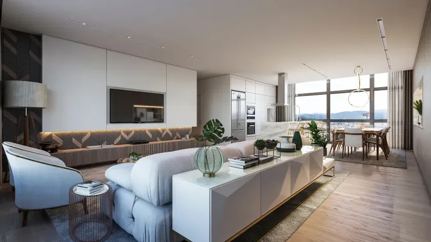 Apartamento bem localizado com 4 suítes e 4 vagas de garagem em Balneário Camboriú